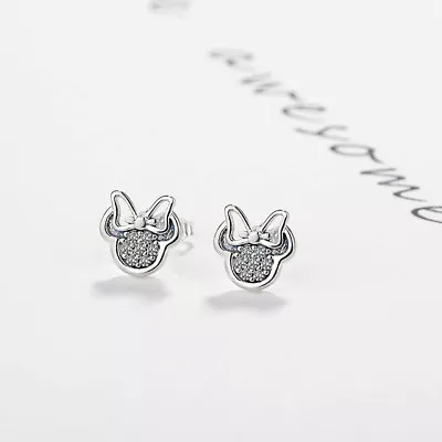 Fashion Jewelry Stud Earrings Children Girls Kids Minnie Mouse Shaped TK1-2 • $10.32