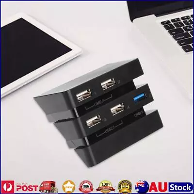 5 Ports USB Hub 3.0/2.0 High Speed USB Ports USB Expander For PS4 Pro Console • $19.29