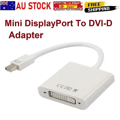$11.99 • Buy Display Port Male To HDMI VGA DVI-D Female Mini  Adapter Converter Cable White