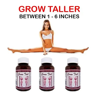 Gain Up To 6 Inches In Height..YOU CAN BE TALLER SAFELY!..3 Month Course. • $61.65