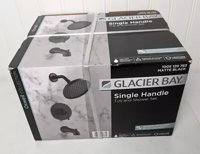 Glacier Bay Oswell Single-Handle 1-Spray Tub And Shower Faucet In Matte Black • $62.99