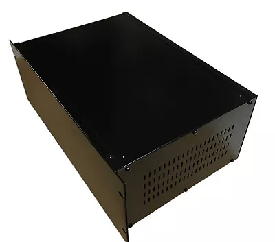 4U Rack  19 Inch  Mount Chassis Enclosure With Vented Sides   300mm Deep • £85.50