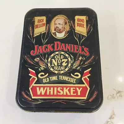 Vintage* Jack Daniels Old Time Tennessee No 7 Whiskey Tin W/ Inner Memorabilia • $12.99