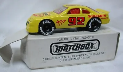 Matchbox Matchbox Ford Thunderbird Yellow Body Black Base Red Intr. Toy Fair • $7.99