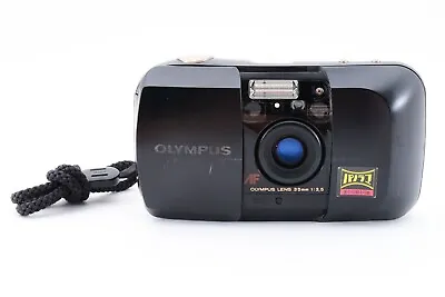 ✨Ex+5✨ Olympus μ Mju Panorama Black 35mm Point & Shoot Film Camera JAPAN S471 • $139