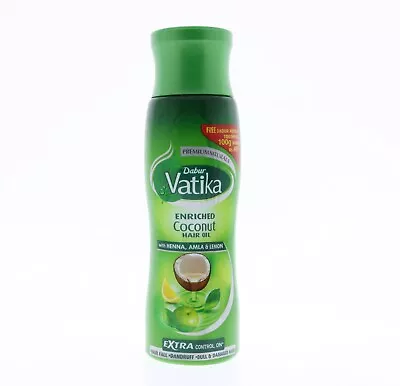 Dabur Vatika Enriched Coconut Hair Oil 150mL I Complete Hair Treatment Oil I • $15.33