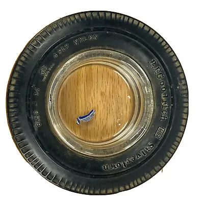 B.F. Goodrich Tires Silvertown Rubber Tire Advertising Glass Ashtray Tubeless 6  • $31.28