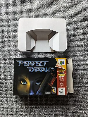 Perfect Dark Box / Insert Only | N64 | Nintendo 64 | Aus PAL | FREE Postage • $47