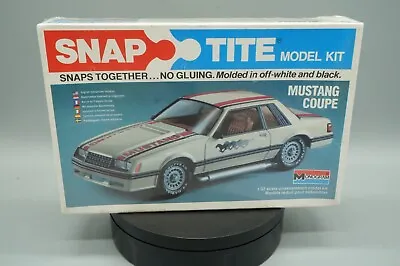Monogram Mustang Coupe 1/32 Snap Tite Model Kit Vintage From 1991 SEALED NEW! • $44.99