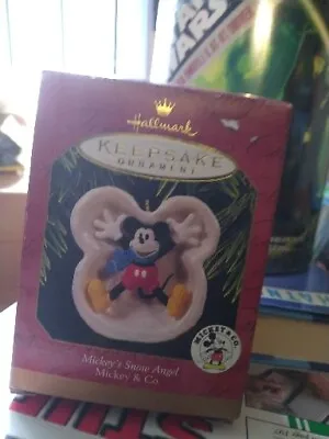 1997 Hallmark Keepsake Disney Mickey's Snow Angel. Mickey & Co.  • $5