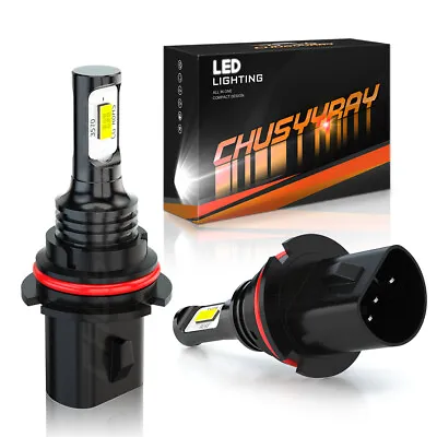 9007 HB5 LED Headlight High/Low Beam Bulbs 6000K Super Bright White Upgrade Kit • $14.99