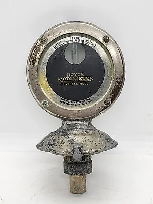 Vintage Antique BOYCE MOTO METER 1918 Radiator Temp Gauge Hood Ornament New York • $85