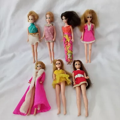 Vintage 1970's TOPPER DAWN DOLLS Set Of 7 Most With Original Clothes • $39