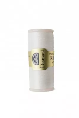 DMC Diamant Metallic Embroidery Thread 35m D5200 White Iridescent White - Each • £4.25