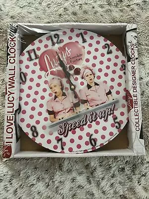 I Love Lucy Wall Clock Chocolate Factory Speed It Up! • $15.99