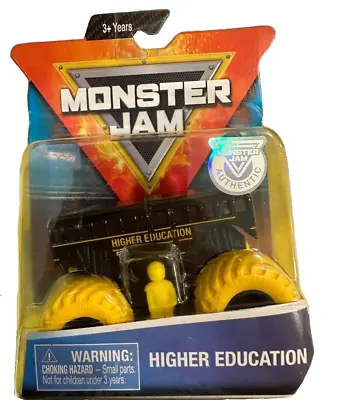 2019 Spinmaster Monster Jam Higher Education Truck Figure Poster New Sealed USA • $34.95