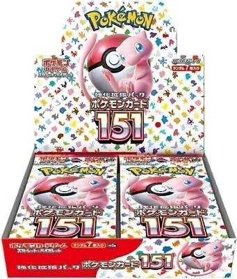 Japanese Pokémon TCG Scarlet & Violet Pokemon 151 Booster Box US SELLER SEALED • $124.99