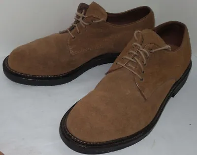 Eddie Bauer Suede Oxford Shoes! Crepe Soles! Leather Lined! Made In Canada! 7.5 • $39.99