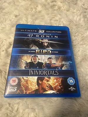 47 Ronin / RIPD / Immortals 3D [Blu-ray] [2011] [Region Free] • £7.49