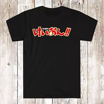 K-ON Anime Manga Logo Men's Black T-Shirt Size S-5XL • $18.89
