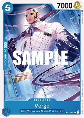 Vergo - OP-01 One Piece Card Game NM • $2.49