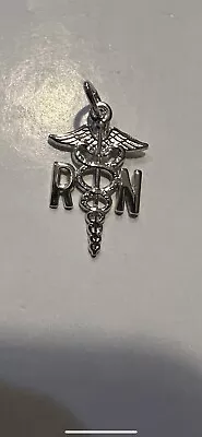 RN Caduceus Symbol RQC REMBRANDT CHARMS - - STERLING SILVER CHARM PENDANT NEW • $12.99