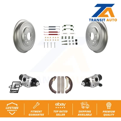 $174.32 • Buy Rear Coated Brake Drum Shoes Spring And Cylinders Kit For Volkswagen Jetta