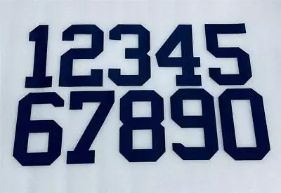 Yankees Style Authentic TACKLE TWILL Back Number - 8 Inches - Choose Any Number • $6.99