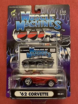 New 1:64 Muscle Machines 1/64 62 Corvette 02-61 • $5