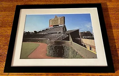 Framed Vintage Wrigley Field Scoreboard Bleachers Color Photo MLB Chicago Cubs • $38