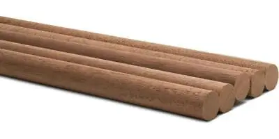 Walnut Wood Dowels 1/2 Inch X 36 Pack Of 1 Wooden 36 Long Craft Sticks For And • $38.20