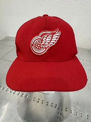 Detroit Red Wings Mitchell & Ness Fitted Hat Adjustable Red Color • $24.90