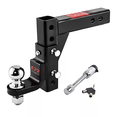 2'' Receiver Drop Adjustable With 2  Ball Tow Hitch 7500 Lbs Trailer Hitch USA • $89.99