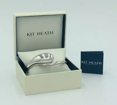Stunning Kit Heath Sterling Silver 925 Stylized Teardrop Cuff Bangle 31.30g • £299.99