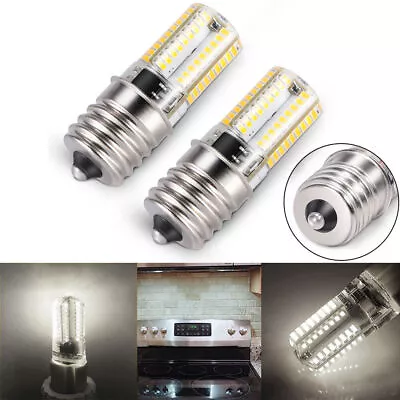 2x E17 LED Bulb Microwave Oven Light Dimmable Natural White 6000K Light Quality • $7.69