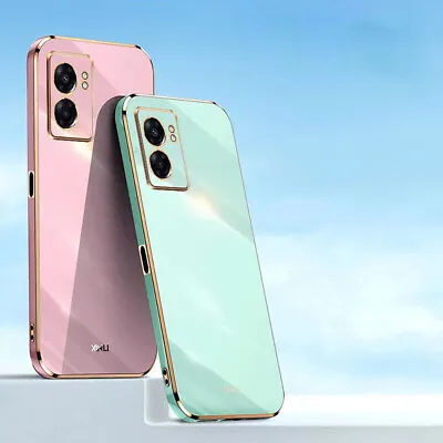 $15.38 • Buy For OPPO A98 A78 A58 A57s A77 5G Fashion Shockproof Plating Soft TPU Case Cover