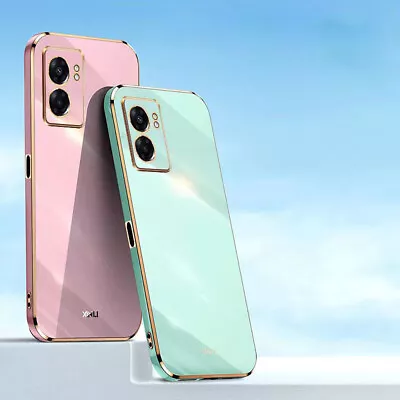 $15.38 • Buy For OPPO A98 A78 A58 A57s A77 5G Fashion Shockproof Plating Soft TPU Case Cover