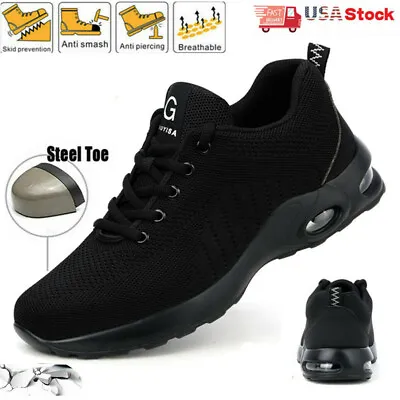 Mens Safety Work Shoes Steel Toe Boots Indestructible Running Sneakers Outdoor • $30.35