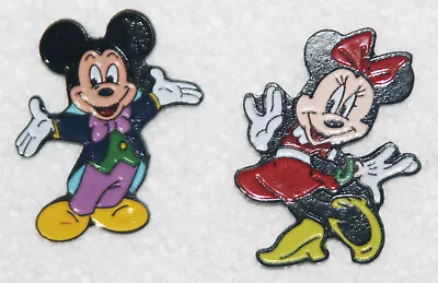 Mickey Long Tail Coat Minnie Mouse Pin Disney Red Dress Green Braclet Dancing • $14.99