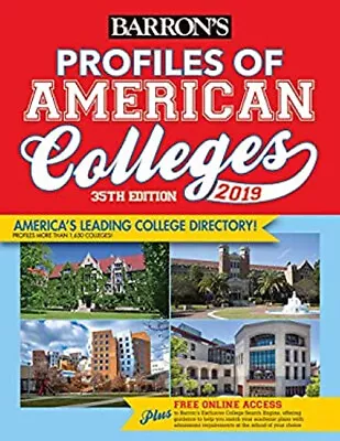 Profiles Of American Colleges 2019 Paperback Barron's College Div • $7.98