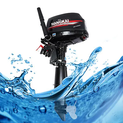 HANGKAI 2-Stroke Outboard Motor Fishing Boat Engine 3.5 To 18HP Water/Air Cooled • $220