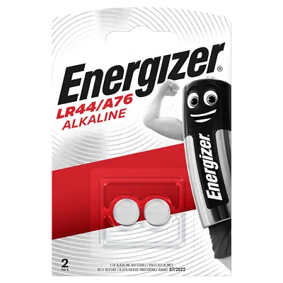 Energizer LR44 AG13 A76 V13GA Button Cell Batteries X 2 *Long Expiry* • £2.85