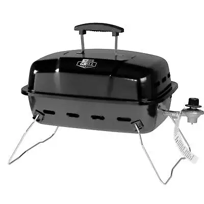 17.5  10000 BTU 1 Burner Portable Propane Gas Grill BBQ Grill For Picnic Black • $34.97