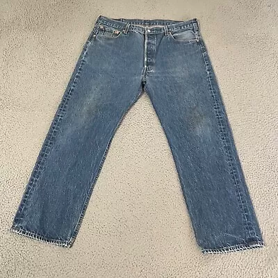 Levis Jeans Mens 36x26 Blue 501XX Vintage 90s Made In USA 555 Valencia Factory • $99.95