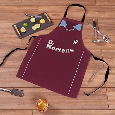 £16.99 • Buy West Ham 2000 Home Football Shirt Maroon Retro Personalised Showerproof Apron