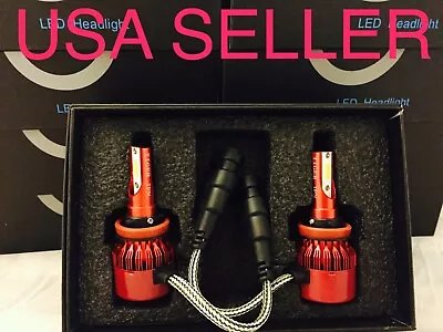 H11 LED Car Headlight Bulbs 5K 5000K Hyper WHITE Brighter Than Nokya Halogen 500 • $20.99