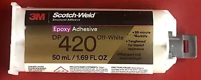 3M DP420 SCOTCH-WELD EPOXY STRUCTURAL ADHESIVE OFF-WHITE 50mL EXPIRES 07/25 • $27.99