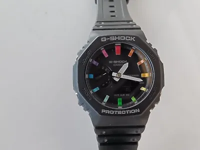 Custom Made MODS Watch GA2100-1A1 G-SHOCK Casio Rainbow Edition • $200