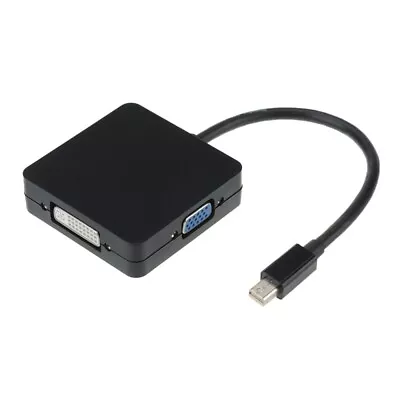 Mini Display Port DP To HDMI VGA DVI Converter For Microsoft Surface Pro 1 2 3 4 • £6.99