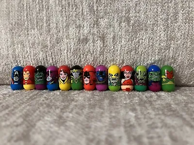 13x Lot Mighty Beanz Marvel Iron Man Captain America Hawkeye Hulk Giant Man Wasp • $17.99